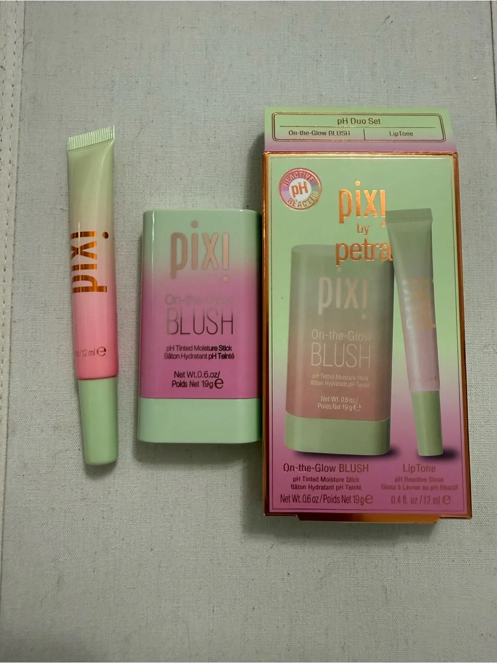 Pixi On-the-Glow Blush & LipTone Duo - Mint and Pink